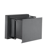 BURG WÄCHTER Wandtresor WT 614 K Sicherheitsstufe 0 nach EN 1143-1 alteisen 43,4 x 23,3 - 35,1 x 34,2 cm