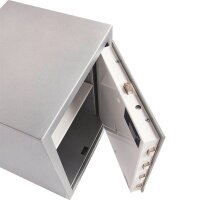 BURG WÄCHTER Tresor MT 660 K Sicherheitsstufe 0 nach EN 1143-1 silber 43,0 x 39,0 x 53,0 cm