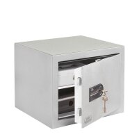 BURG WÄCHTER Tresor MT 640 K Sicherheitsstufe 0 nach EN 1143-1 silber 43,0 x 39,0 x 34,0 cm