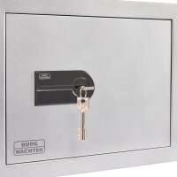 BURG WÄCHTER Tresor MT 640 K Sicherheitsstufe 0 nach EN 1143-1 silber 43,0 x 39,0 x 34,0 cm