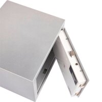 BURG WÄCHTER Tresor MT 640 K Sicherheitsstufe 0 nach EN 1143-1 silber 43,0 x 39,0 x 34,0 cm
