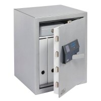 BURG WÄCHTER Tresor MT 660 E FP Sicherheitsstufe 0 nach EN 1143-1 silber 43,0 x 39,0 x 53,0 cm