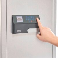 BURG WÄCHTER Tresor MT 660 E FP Sicherheitsstufe 0 nach EN 1143-1 silber 43,0 x 39,0 x 53,0 cm