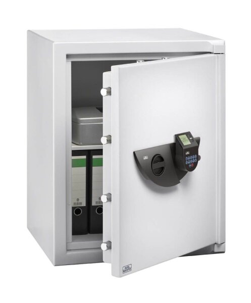 BURG WÄCHTER Sicherheitsschrank WS Office 802 E FP 300 Sicherheitsstufe B nach VDMA 24992 lichtgrau 64,1 x 55,4 x 81,6 cm