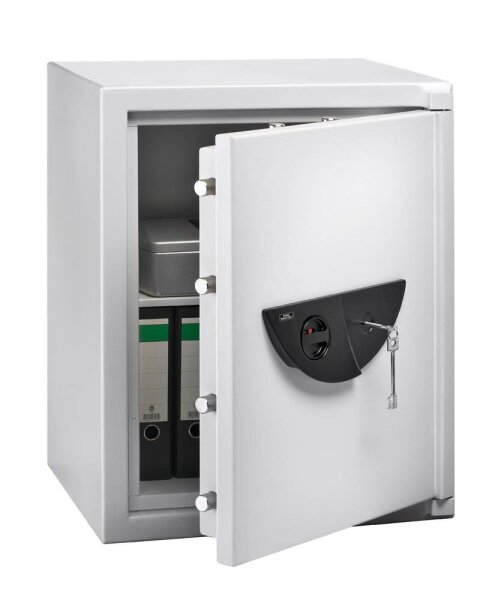 BURG WÄCHTER Sicherheitsschrank WS Office 802 K 300 Sicherheitsstufe B nach VDMA 24992 lichtgrau 64,1 x 55,4 x 81,6 cm