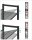 SONGMICS Schuhregal schwarz 92,5 x 30,7 x 163,5 cm, 1 St.
