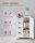VASAGLE Badschrank LHC41W weiß 55,0 x 28,5 x 82,0 cm