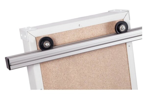 EICHNER Wandschienen silber für EICHNER Plantafel Flexo-Board