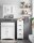 VASAGLE Badschrank LHC40W weiß 30,0 x 28,5 x 82,0 cm