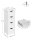 VASAGLE Badschrank LHC40W weiß 30,0 x 28,5 x 82,0 cm
