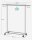 SONGMICS Rollgarderobe HSR13S silber Metall 92,0 - 132,0 x 160,0 cm, 1 St.