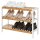 SONGMICS Schuhregal weiß, natur 70,0 x 26,0 x 55,0 cm, 1 St.