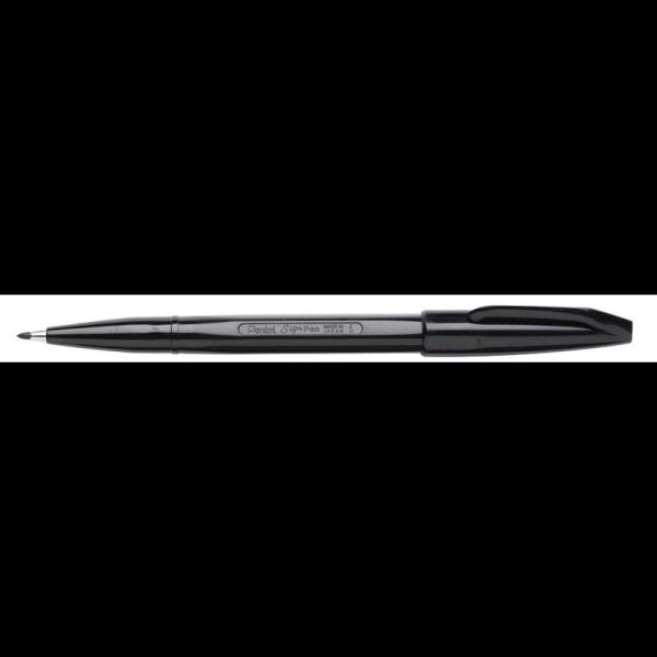 Pentel Sign Pen Filzstift schwarz, 1 St.