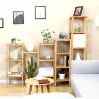 SONGMICS Bücherregal natur 33,0 x 33,0 x 146,0 cm, 1 St.