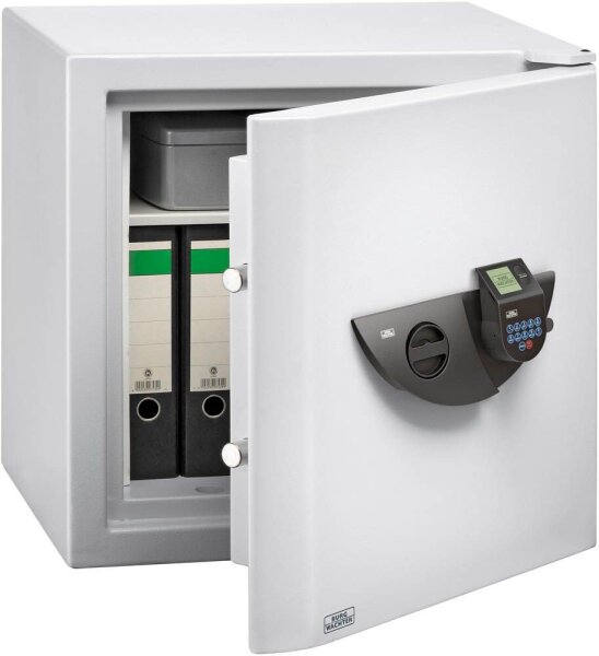 BURG WÄCHTER Tresor WS Office-Doku 821 E FP Sicherheitsstufe 2 nach EN 1143-1 mit Feuerschutz lichtgrau 64,1 x 55,5 x 62,6 cm