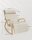 SONGMICS Schaukelstuhl beige braun Stoff 67,0 x 121,5 x 84,0 cm, 1 St.