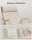 SONGMICS Schaukelstuhl beige braun Stoff 67,0 x 121,5 x 84,0 cm, 1 St.