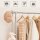 SONGMICS Rollgarderobe LLR401 grau Metall 101,0 - 166,0 x 113,0 - 180,0 cm, 1 St.