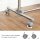 SONGMICS Rollgarderobe LLR401 grau Metall 101,0 - 166,0 x 113,0 - 180,0 cm, 1 St.