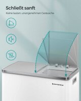 SONGMICS Mülltrenner 2x 30,0 l weiß, 1 St.