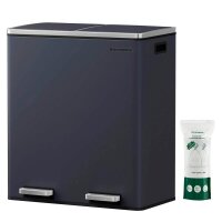 SONGMICS Mülltrenner 2x 30,0 l grau, 1 St.