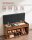 VASAGLE Schuhbank LHS30BX braun, schwarz Holz 80,0 cm
