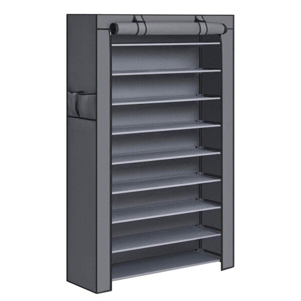SONGMICS Schuhregal grau 88,0 x 28,0 x 160,0 cm, 1 St.