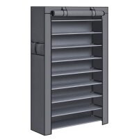 SONGMICS Schuhregal grau 88,0 x 28,0 x 160,0 cm, 1 St.