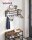 VASAGLE Wandgarderobe LCR12BX braun Metall 5 Haken 66,0 x 27,0 cm, 1 St.