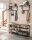 VASAGLE Wandgarderobe LCR12BX braun Metall 5 Haken 66,0 x 27,0 cm, 1 St.