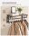 VASAGLE Wandgarderobe LCR12BX braun Metall 5 Haken 66,0 x 27,0 cm, 1 St.