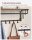 VASAGLE Wandgarderobe LCR12BX braun Metall 5 Haken 66,0 x 27,0 cm, 1 St.