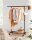 SONGMICS Rollgarderobe schwarz Metall 92,0 - 132,0 x 160,0 cm, 1 St.