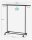 SONGMICS Rollgarderobe schwarz Metall 92,0 - 132,0 x 160,0 cm, 1 St.