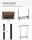 SONGMICS Rollgarderobe schwarz Metall 92,0 - 132,0 x 160,0 cm, 1 St.