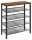 VASAGLE Schuhregal braun, schwarz 75,0 x 28,0 x 93,0 cm, 1 St.