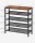 VASAGLE Schuhregal braun, schwarz 75,0 x 28,0 x 93,0 cm, 1 St.