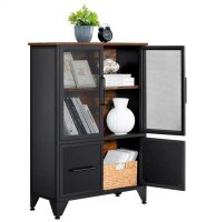 VASAGLE Sideboard, LSC053B01 braun 70,0 x 30,0 x 101,0...
