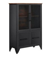 VASAGLE Sideboard, LSC053B01 braun 70,0 x 30,0 x 101,0...