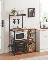 VASAGLE Küchen-Organizer braun, schwarz 90,0 x 40,0...