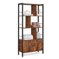 VASAGLE Bücherregal braun, schwarz 74,0 x 30,0 x...