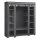 SONGMICS Stoffschrank, LSF03G grau 150,0 x 45,0 x 175,0 cm, 1 St.