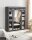 SONGMICS Stoffschrank, LSF03G grau 150,0 x 45,0 x 175,0 cm, 1 St.