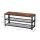 VASAGLE Sitzbank LBS078B01 braun, schwarz Holz 100,0 cm