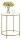 VASAGLE Beistelltisch rund Glas gold 50,0 x 50,0 x 55,0 cm, 1 St.
