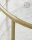 VASAGLE Beistelltisch rund Glas gold 50,0 x 50,0 x 55,0 cm, 1 St.