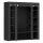 SONGMICS Stoffschrank, LSF03H schwarz 150,0 x 45,0 x 175,0 cm, 1 St.