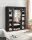 SONGMICS Stoffschrank, LSF03H schwarz 150,0 x 45,0 x 175,0 cm, 1 St.