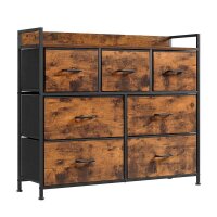 SONGMICS Sideboard, LTS137B01 braun 98,0 x 28,5 x 85,0...