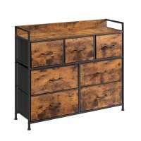 SONGMICS Sideboard, LTS137B01 braun 98,0 x 28,5 x 85,0...